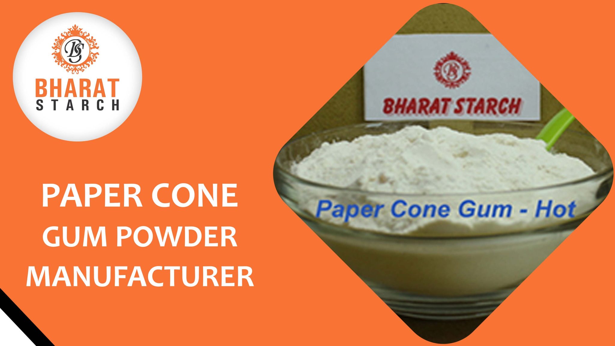 Paper Cone Gum Powder Manufacturer